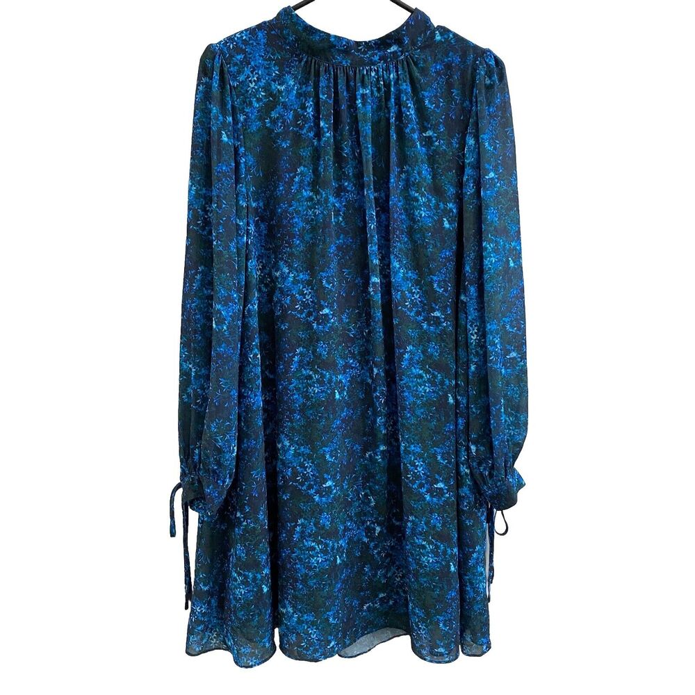 MARK + JAMES BADGLEY MISCHKA Women's Size 4 Long Sleeve Trapeze Dress Modest